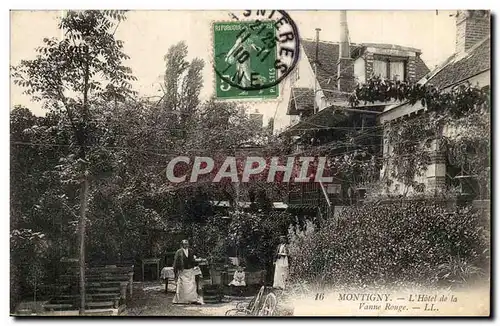 Val D&#39Oise- - MOntigny - L&#39Hotel de la Vanne Rouge -Cartes postales