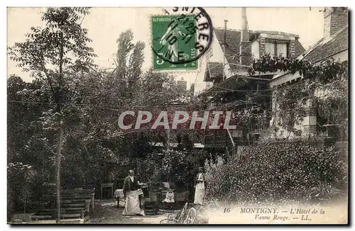 Val D'Oise- - MOntigny - L'Hotel de la Vanne Rouge -Cartes postales