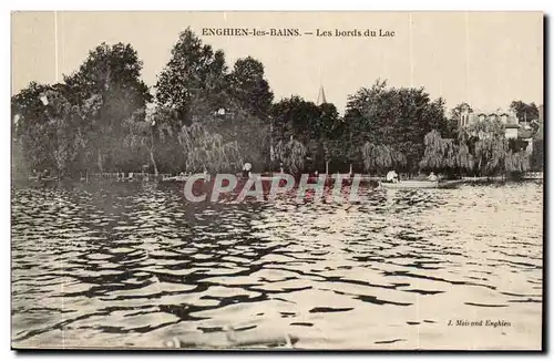 Val D&#39Oise- Enghien-les-Bains- Les bords du Lac -Cartes postales
