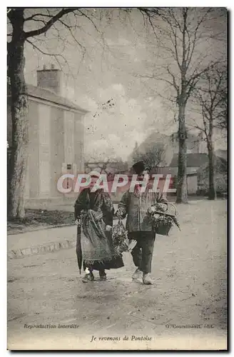 Val D&#39Oise- Je revenons de Pontoise -Cartes postales