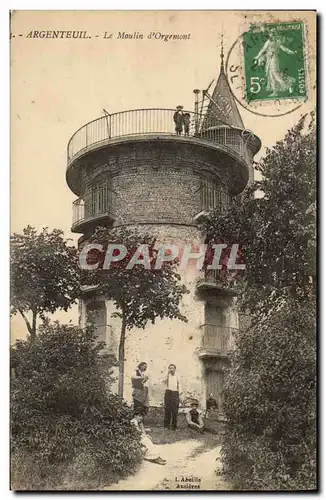 Val D'Oise- Argenteuil- Le Moulin d'Orgement -Cartes postales