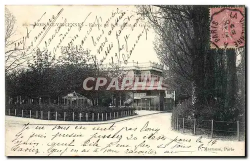 Paris (12) Bois de Vincennes- Entree du Restaurant Grave-Cartes postales