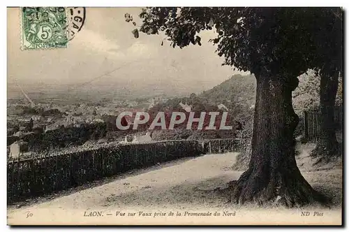 Laon - Vue sur vaux prise de la promenade du Nord - Ansichtskarte AK