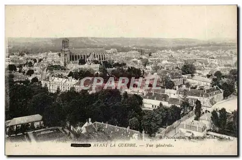 Ansichtskarte AK Soissons avant la guerre Vue generale