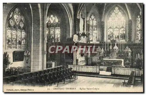 Chateau Thierry - Eglise Saint Crepin - Cartes postales