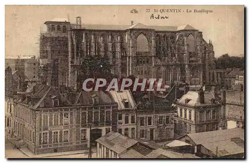 saint quentin - la Basilique - Cartes postales