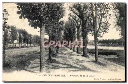 Chateau Thierry - Promenade de la levee - Cartes postales