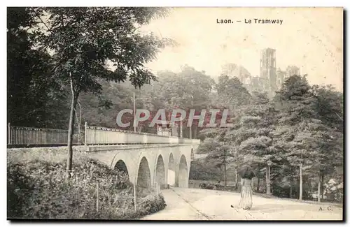 Laon - Le Tramway - Cartes postales