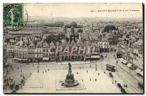 Saint Quentin - a vol a oiseau - Cartes postales