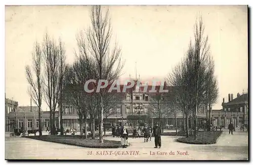 Saint Quentin - La Gare du Nord - Cartes postales