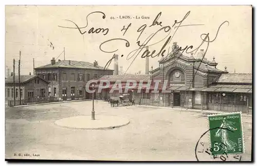 Laon - La Gare - Cartes postales