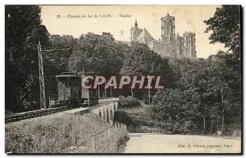 Laon - Chemin de fer de Laon - Viaduc - Ansichtskarte AK