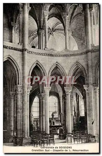 Soissons - cathedrale de Soissonne - Chapele de la Resurrection - Cartes postales