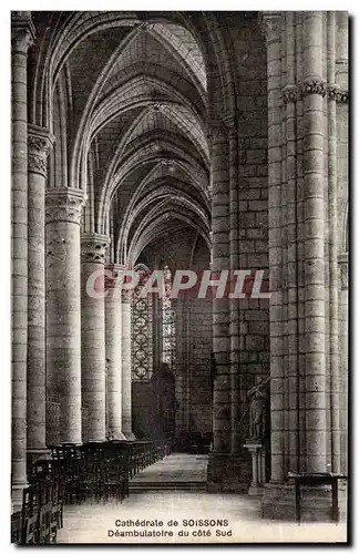 Soissons - Cathedrale de Soissonne - Deambulatoire du Cote Sud - Cartes postales