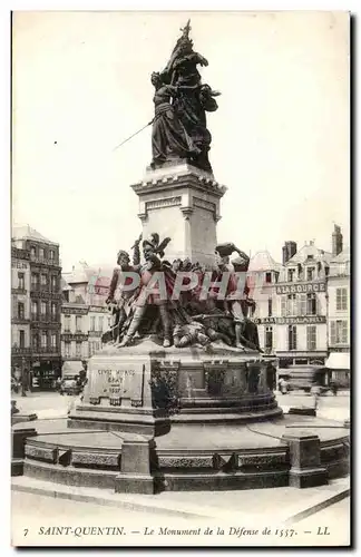 Saint Quentin - Le Monument de la Defense de 1557 - Ansichtskarte AK -