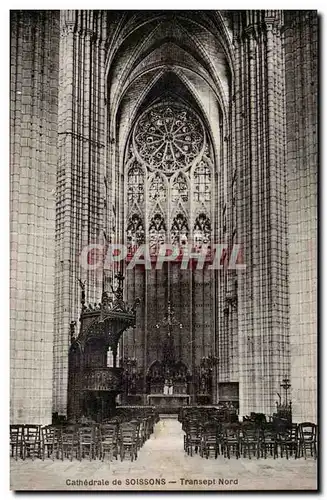 Soissons - Cathedrale de Soissons - Transept Nord - Ansichtskarte AK -