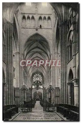 Laon - La Cathedrale la Nef - Cartes postales