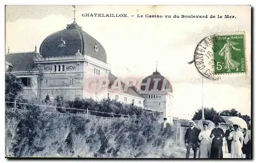 chatelaillon Cartes postales Le casino vu du boulevard de la mer