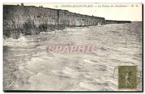 chatelaillon Ansichtskarte AK La falaise des Boucholeurs