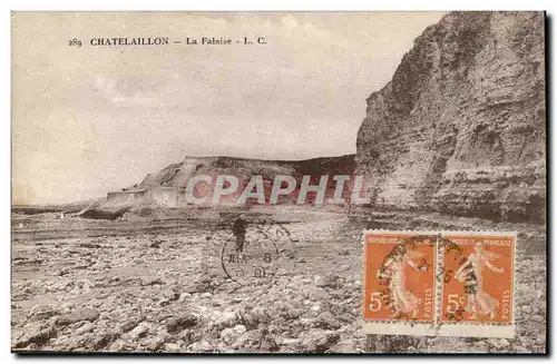 chatelaillon Cartes postales La falaise