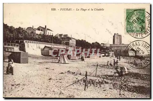 Fouras Cartes postales la plage et la citadelle