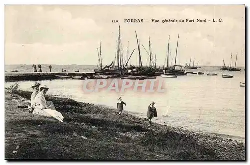 Fouras Cartes postales Vue generale du port Nord (bateaux)