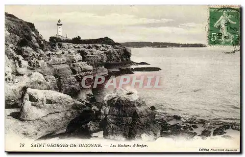 St Georges de Didonne Cartes postales Les rochers d&#39enfer