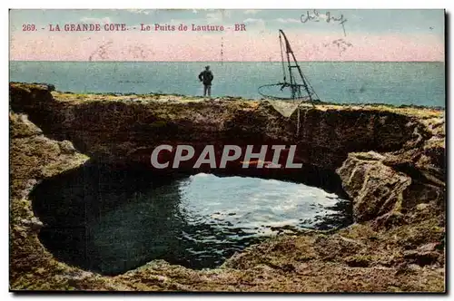 Saint Palais Ansichtskarte AK le puits de Lauture (panier a crevettes)