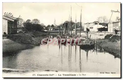 La Tremblade Cartes postales Le port (bateaux)