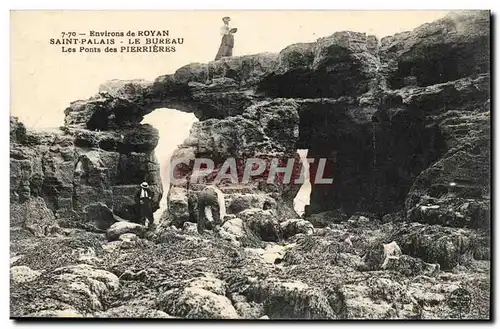 environs de Royan Ansichtskarte AK Saint Palais Le Bureau Les ponts de Pierrieres