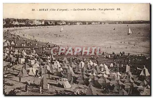 Royan Cartes postales La grande conche Vue generale