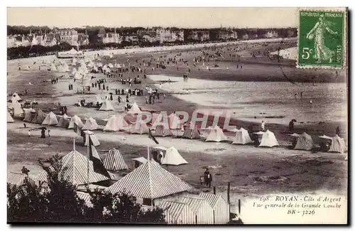 Royan Cartes postales Cote d&#39argent Vue generale de la grande conche