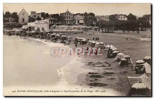 Royan Pontaillac Cartes postales Vue d&#39ensemble de la plage