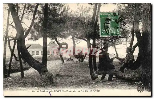 Environs de Royan Ansichtskarte AK Foret d ela Grande Cote