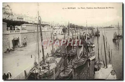 Royan Cartes postales Le port station des bateaux de peche