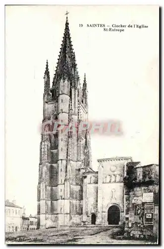 Saintes Cartes postales Clocher de l&#39eglise St Eutrope