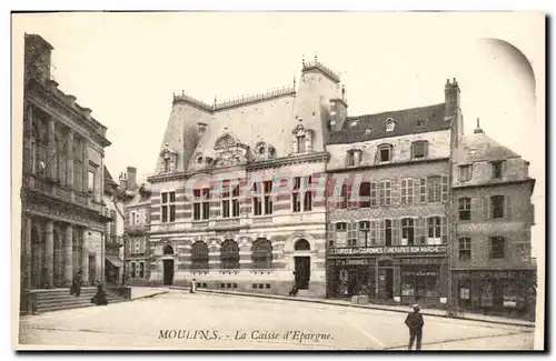 Moulins Cartes postales La caisse d&#39eaprgne (FAbrique de couronnes funeraires bon marche)