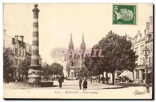 Moulins Cartes postales Place d&#39allier