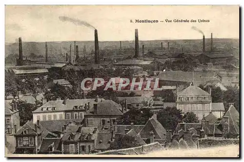 Montlucon Cartes postales Vue generale des usines