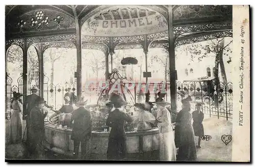 Vichy Cartes postales Source Chomel Temperature 43 degres