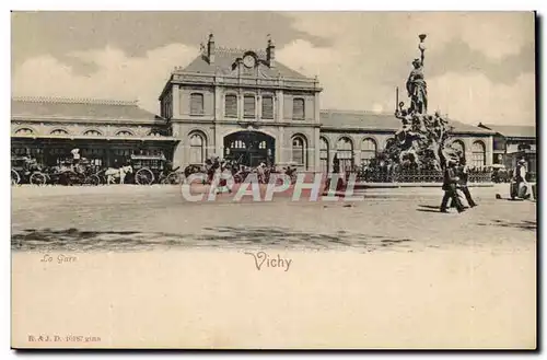 Vichy Cartes postales La gare