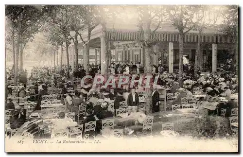 Vichy Cartes postales La restauration (restaurant)