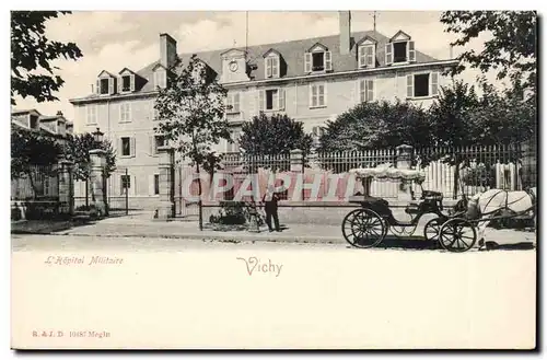 Vichy Cartes postales L&#39hopital miltiaire (militaria)