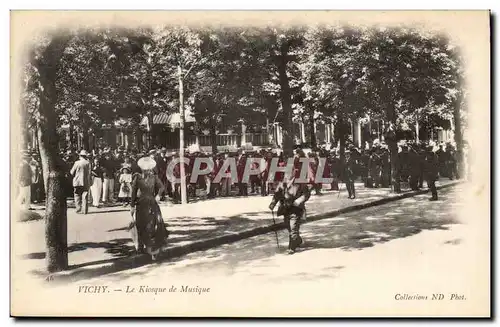 Vichy Cartes postales Le kiosque de musique