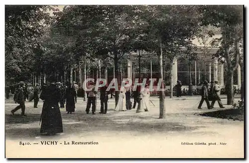 Vichy Cartes postales La restauration (restaurant)