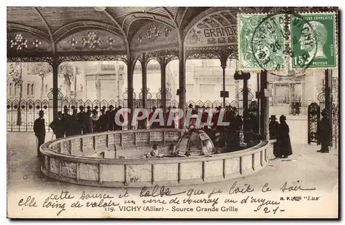 Vichy Cartes postales Source Grande Grille