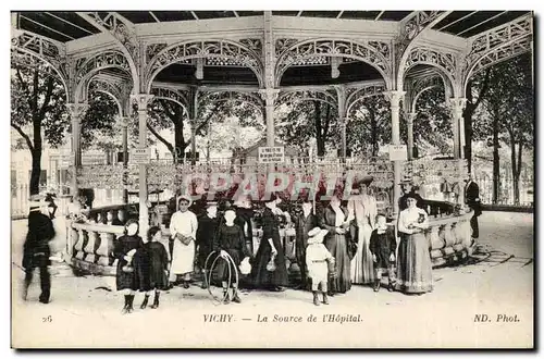 Vichy Cartes postales La source de l&#39hopital