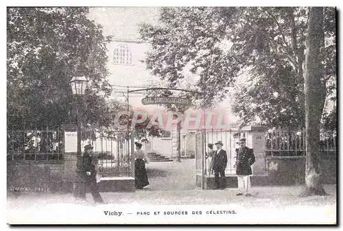 Vichy Cartes postales Parc et sources des CElestins