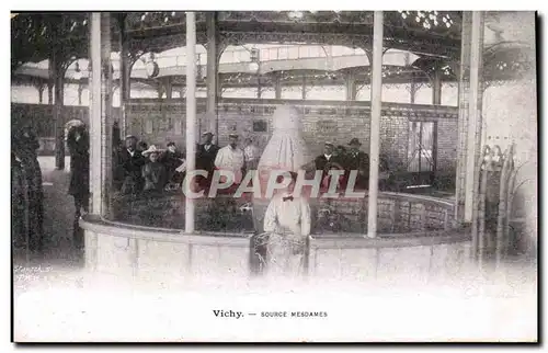 Vichy Ansichtskarte AK Source Mesdames