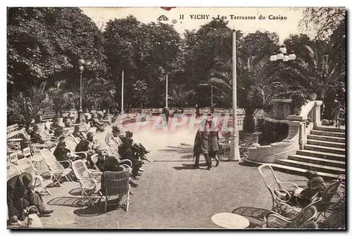 Vichy Cartes postales Les terrasses du casino